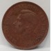 AUSTRALIA 1946 . ONE 1 PENNY . VERY DISTINCT RED DETAIL